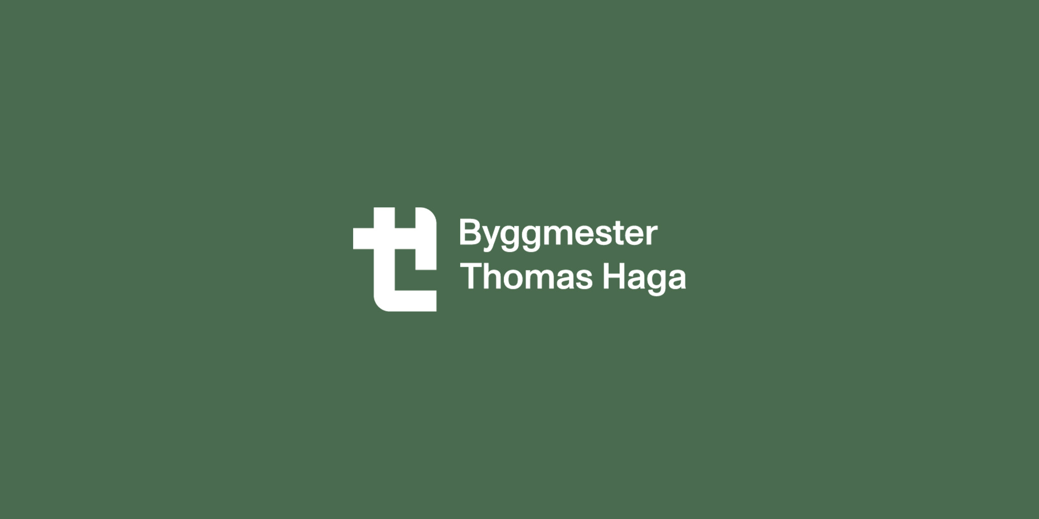 Byggmester Thomas Haga AS logo